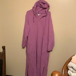 Long sleeve long hoodie